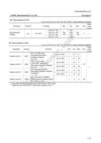 ML610Q178-NNNGAZ0AAL Datasheet Page 17