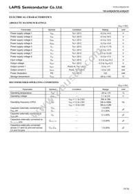 ML610Q429-NNNTBZ03A7 Datasheet Page 19