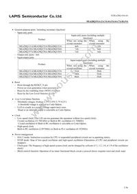 ML620Q156A-NNNTBWATL Datasheet Page 3