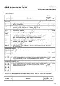 ML620Q156A-NNNTBWATL Datasheet Page 15