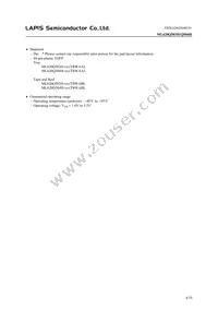 ML620Q504H-NNNTBWBX Datasheet Page 4