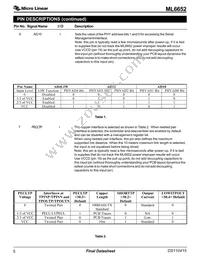 ML6652EM Datasheet Page 5
