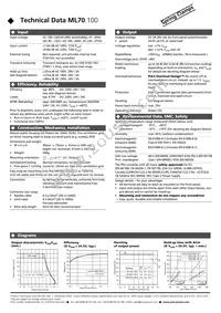 ML70.100 Datasheet Page 2