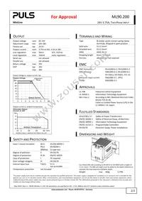 ML90.200 Datasheet Page 2