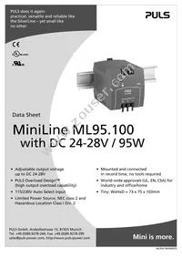 ML95.100 Datasheet Cover