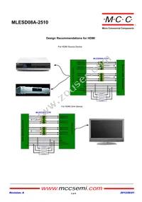 MLESD08A-2510-TP Datasheet Page 3