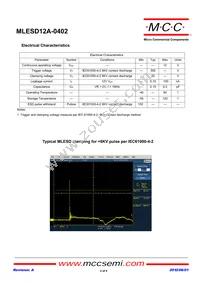 MLESD12A-0402-TP Datasheet Page 2