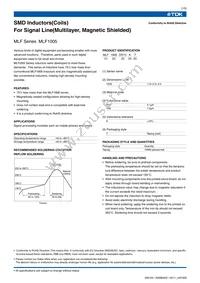 MLF1005A1R8KT Datasheet Cover