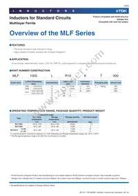 MLF2012K560MT Datasheet Page 3