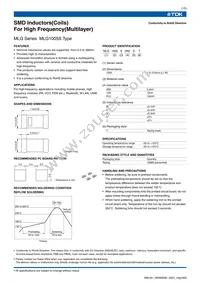 MLG1005S6N2J Datasheet Cover