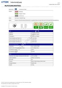 MLP2520K1R0ST Datasheet Cover