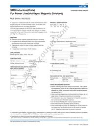 MLP2520P4R7S Datasheet Cover