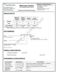 MLV0402-180-E030 Datasheet Page 2