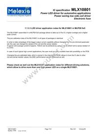 MLX10801RLD Datasheet Page 7