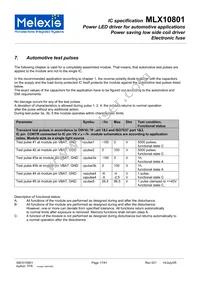 MLX10801RLD Datasheet Page 17