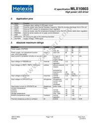 MLX10803KDC-AAA-000-SP Datasheet Page 7