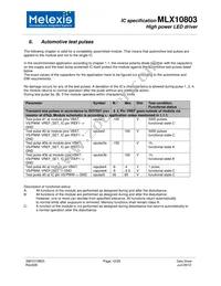 MLX10803KDC-AAA-000-SP Datasheet Page 12