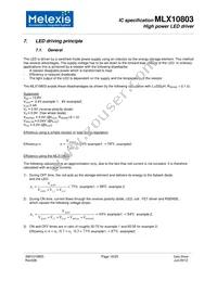 MLX10803KDC-AAA-000-SP Datasheet Page 16