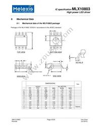 MLX10803KDC-AAA-000-SP Datasheet Page 22