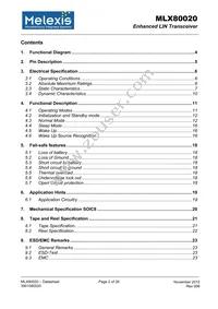 MLX80020KDC-BBA-000-TU Datasheet Page 2