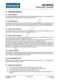 MLX80020KDC-BBA-000-TU Datasheet Page 18