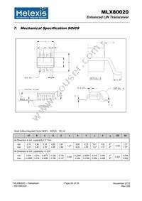 MLX80020KDC-BBA-000-TU Datasheet Page 20
