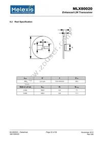 MLX80020KDC-BBA-000-TU Datasheet Page 22