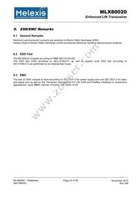 MLX80020KDC-BBA-000-TU Datasheet Page 23