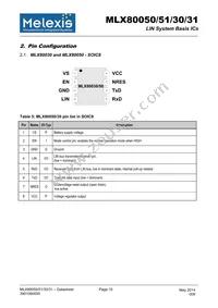 MLX80030KDC-BAA-000-SP Datasheet Page 15