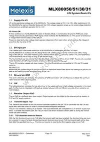 MLX80030KDC-BAA-000-SP Datasheet Page 19