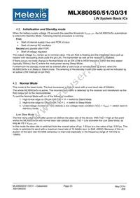 MLX80030KDC-BAA-000-SP Datasheet Page 23