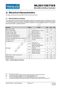 MLX81109KLW-CAA-000-TU Datasheet Page 4
