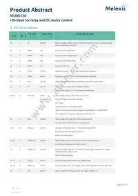 MLX81150LLW-DAA-000-SP Datasheet Page 5