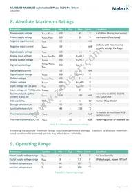 MLX83203KLW-DBA-000-RE Datasheet Page 7