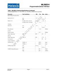 MLX90314LDF-BAA-000-RE Datasheet Page 6