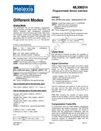 MLX90314LDF-BAA-000-RE Datasheet Page 11