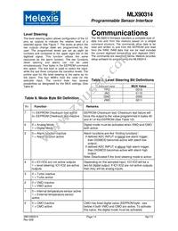 MLX90314LDF-BAA-000-RE Datasheet Page 14