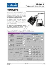 MLX90314LDF-BAA-000-RE Datasheet Page 22