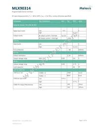 MLX90314LDF-BAA-000-SP Datasheet Page 7