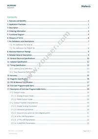 MLX90340LGO-AAA-000-RE Datasheet Page 2