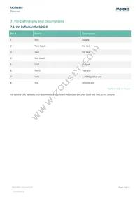 MLX90340LGO-AAA-000-RE Datasheet Page 7