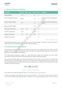 MLX90340LGO-AAA-000-RE Datasheet Page 9