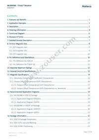 MLX90380LDC-BAB-100-SP Datasheet Page 2