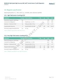 MLX91216LDC-ACH-000-SP Datasheet Page 7