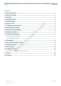 MLX91217LVA-ACA-003-SP Datasheet Page 2