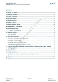 MLX92223LUA-AAA-100-SP Datasheet Page 3