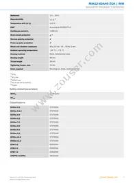 MM12-60ANS-ZCK Datasheet Page 3