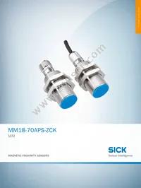 MM18-70APS-ZCK Datasheet Cover