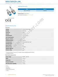 MM18-70APS-ZCK Datasheet Page 2