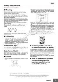 MM2XKP DC125 Datasheet Page 13